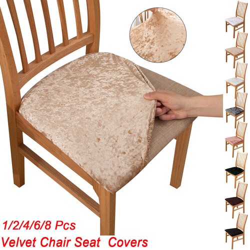 Crushed velvet dining chair - crushed,